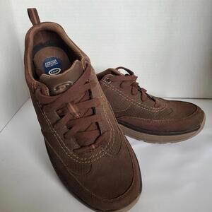 Men's Dr Scholl's Brown Suede Low Sneakers Shoes Advanced Comfort Collection 9W